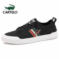 公牛四季男鞋男鞋刺绣小蜜蜂小白鞋男印花透气板鞋百搭休闲运动鞋潮鞋