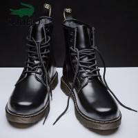 公牛四季男鞋马丁靴男高帮英伦风韩版工装靴百搭潮鞋冬季休闲皮靴加绒秋季男鞋