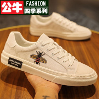 公牛四季男鞋休闲鞋男士鞋子男2022秋冬新款小蜜蜂男鞋防滑复古板鞋男户外运动潮鞋鞋子男