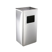 港迪豪不锈钢环卫立式室外方形垃圾桶