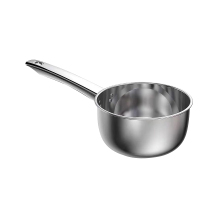 港迪豪不锈钢水勺厨房水瓢加厚长柄水舀子可当奶锅汤锅用