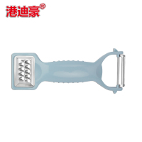 港迪豪厨房多功能水果刀去皮刀刨丝器削皮刀磨蒜蓉三合一神器