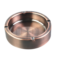 港迪豪不锈钢圆形烟碟烟盅加厚烟灰缸YH-G140A/个