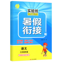 2020版实验班提优训练三升四年级语文人教版部编版 小学3升4年级上册下册暑假衔接教材复习预习暑期培优练习册题暑假作业