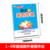 二年级暑假作业 全套2册 语文数学小学下册昨业人教版复习练习册下同步练习暑假作 绗接 一升二衔接小学生的快乐暑假计划生活