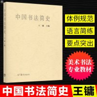 正版 中国书法简史 王镛 高等教育出版社 中国书法史美术简史中国汉字书法美术史美术书法专业本专科教材高师高专教材