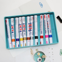油漆笔 白色记号笔划伤修复笔一套DIY轮胎笔不易掉色防水画鞋涂鸦笔