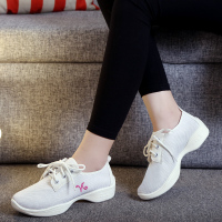 特价舞蹈鞋女夏季新软底网面透气女式广场舞鞋防滑女鞋跳舞鞋