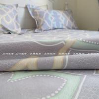 地中海加厚全棉印花老粗布床单单件纯棉小帆布宿舍单人双床单