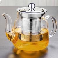 耐高温玻璃茶具不锈钢过滤网玻璃壶泡茶壶花茶壶特价