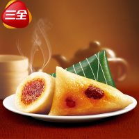龙舟粽子蜜枣豆沙粽八宝味甜粽子手工网兜散装455g7个
