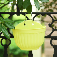 简约塑料绿萝月季多肉壁挂式花盆清仓特价加厚水培土培两用盆