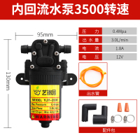 喷雾器12v水泵电动喷雾器水泵电机小马达高压自吸泵隔膜泵