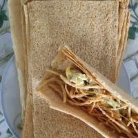 纯全麦带麸皮煎饼5斤山东临沂枣庄小麦煎饼软大煎饼特产