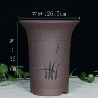 紫砂花盆大号兰花盆阳台种菜盆栽花卉特大号清仓特价陶瓷花盆