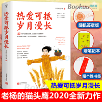 [赠笔记本+书签]热爱可抵岁月漫长 老杨的猫头鹰著 醒脑之书 好看的皮囊千篇一律老杨的猫头鹰新作 励志成功正版