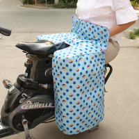 电动车后座挡风被夏季 电瓶车儿童防晒护腿护膝铝膜隔热遮阳