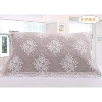 纯棉枕巾三层纱布一对成人婚庆加大特价透气柔软不掉色不掉毛