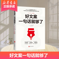 正版 好文案一句话就够了 一字千金的创意广告文案策划从入门到精通 广告运营人员参考书 转化率提高书籍 如何写出好文案