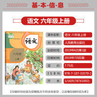 正版2021使用小学六年级数学语文上册课本教材教科书北京师范大学出版社北师版数学6六年级上册+人教版语文6六年级上册