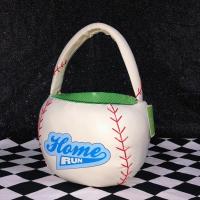 Mudappo美国造型手提包 棒球豹纹挎篮 蹦迪出街土酷女孩包