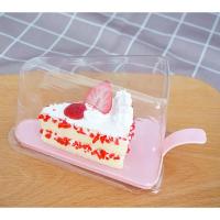 烘焙包装三角形蛋糕盒慕斯切块打包8寸千层蛋糕包装盒子20个