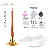 专业黑檀乌木唢呐D调红木d调唢呐成人初学者唢呐乐器全套喇叭