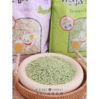 lovecat玉米豆腐猫砂原味绿茶味韩国猫砂猫沙除臭7L