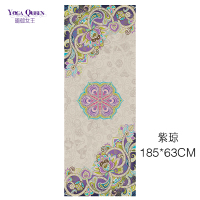 加厚瑜伽铺巾防滑柔软印花垫巾速干双面绒吸汗健身毯运动铺毯