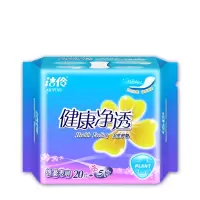 健康净透护垫绵柔透气表层卫生护垫165mm25片装×6包