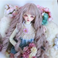 {}BJD.SD娃刘海高温丝假发洋娃卷发长发淑女3分4分6分60cm