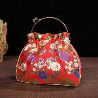 小拎包南京云锦金丝织锦缎复古手提包特色旗袍包晚宴麻将包