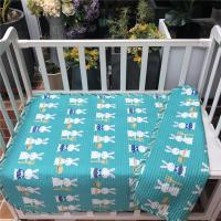 韩式新款水洗纯棉密道儿童卡通小床垫童车垫小被子小尿垫一条