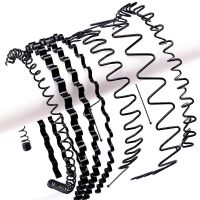 波浪发箍女韩版学生可爱成人洗脸男士弹簧头箍网红头饰发饰发卡子