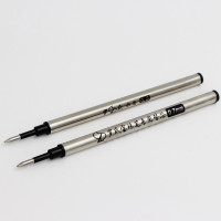 5支9.9宝珠笔芯金属签字笔替芯通用直插螺旋水性笔芯螺纹笔芯