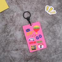 公交卡套钥匙扣硅胶学生饭卡证件门禁卡银行卡地铁月票卡保护套硬