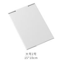 折叠化妆镜随身便携小号镜子桌面台式宿舍学生女翻盖式可立梳妆镜