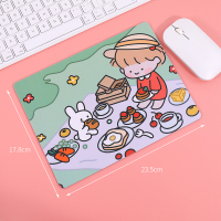 小清新鼠标垫女ins风护腕加厚可爱卡通小号防水宿舍电脑桌垫学生