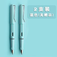 小学生可换墨囊钢笔学生专用三年级可替换练字正姿笔儿童四年级用可爱马卡龙刚笔初学者女可擦纯蓝墨囊