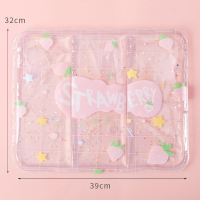 汽车坐垫夏季凉垫免注水透气办公室降温冰垫学生教室卡通儿童椅垫