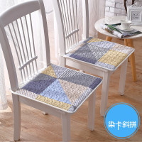 纯棉四季坐垫椅垫椅子垫餐椅垫学生椅子坐垫薄办公室汽车座垫防滑