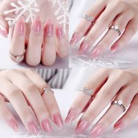 穿戴美甲贴片成品假指甲盖壳手指甲贴长款短款反复摘戴学生假指甲