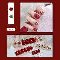 穿戴式美甲贴片网红假指甲成品持久可反复使用学生ins可爱长短款