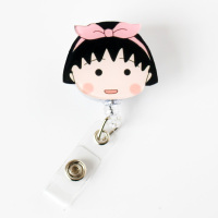 新款卡通护士胸牌可爱学生胸卡套可伸缩易拉扣防水挂绳工作证件套