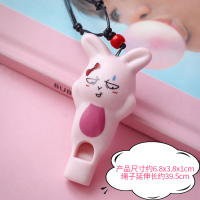 儿童卡通口哨玩具幼儿园小学生奖品陶瓷口琴口哨宝宝项链吊坠挂件