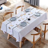 桌布防水防油免洗长方形台布家用书桌ins 学生餐桌布pvc茶几台布