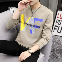 长袖T恤男学生圆领薄款上衣服春秋季韩版修身青少年打底衫卫衣潮