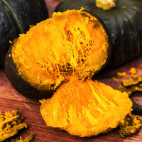 真贝贝南瓜正宗板栗味小南瓜2个装宝宝辅食新鲜蔬菜粉糯香甜粗粮