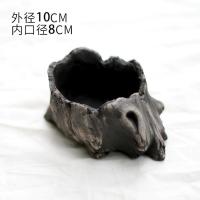 仿树皮假山石花盆多肉文竹桌面肉肉家用艺术水泥创意小花盆栽特价