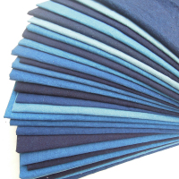 纯棉特价蓝染拼布头碎布料diy刺子绣手工花布印花布论斤特价